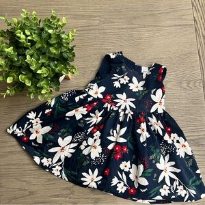 Carters Holiday Floral 18m